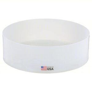 Quartzy 985-0000 Round PP Tray 15x3 ID Polypropylene Lab Tray USA